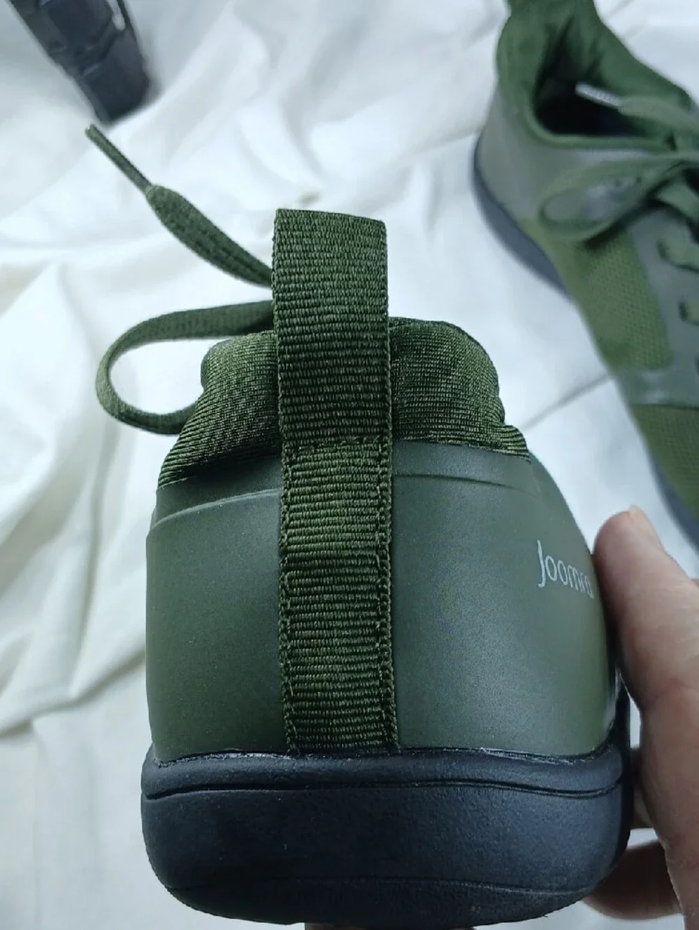 Joomra Men's Olive Green Lightweight Barefoot Mesh Sneakers